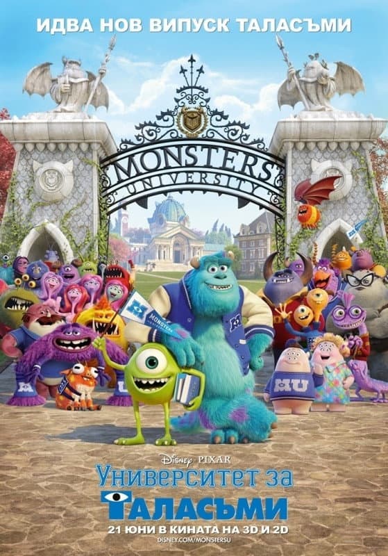 Monsters University / Университет за таласъми